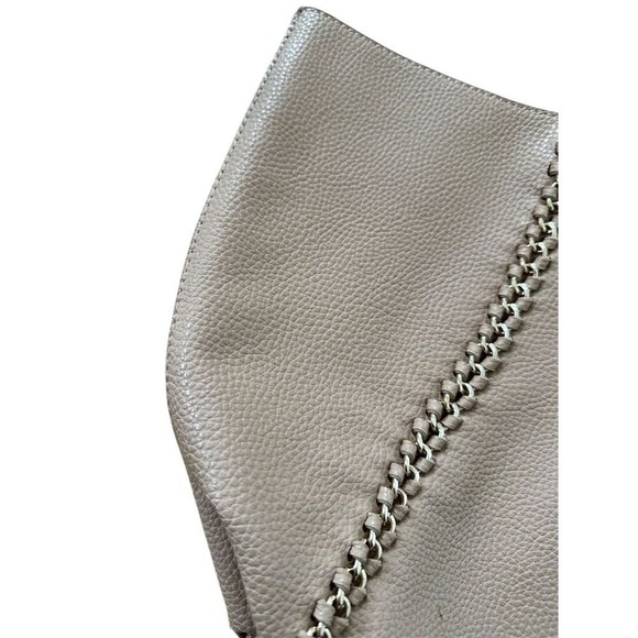 BCBG Taupe Tote Bag with Decorative Chain Accents for Women‎ - Picture 9 of 9